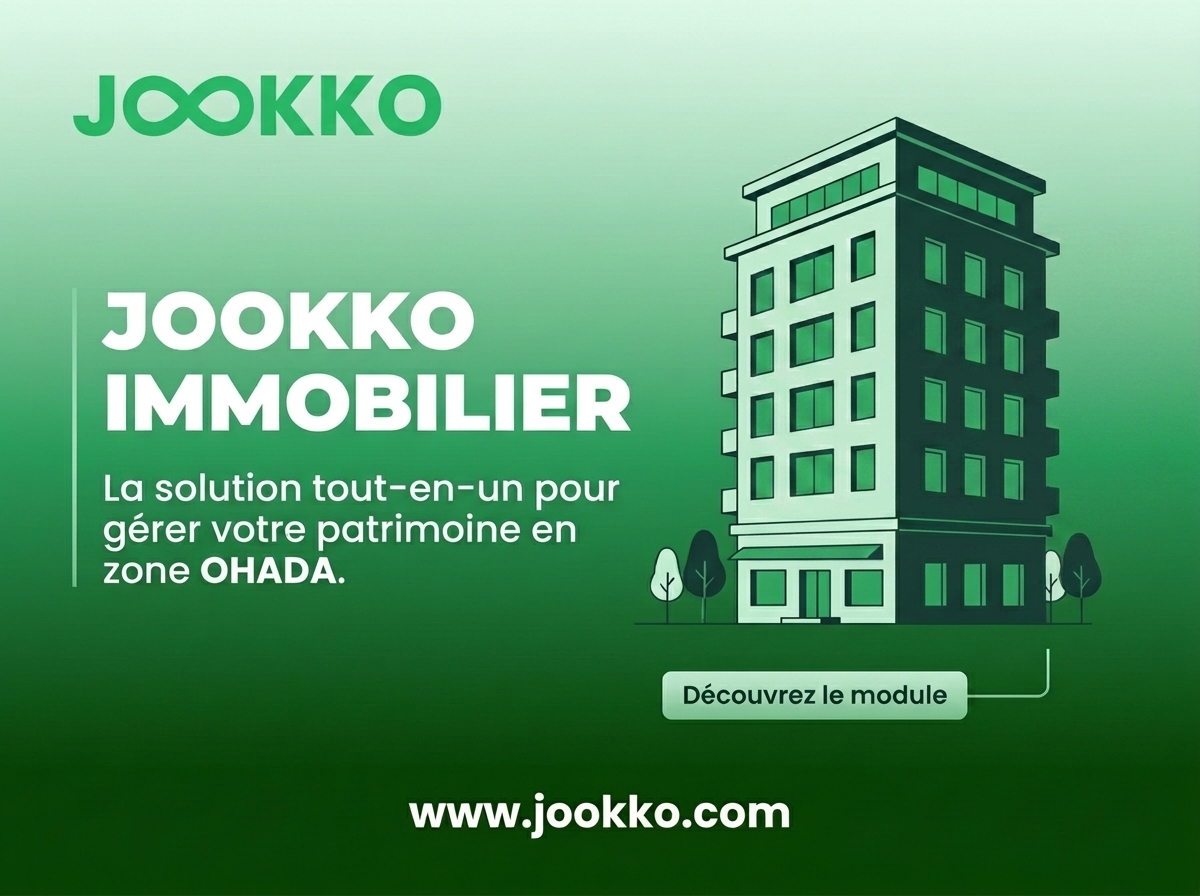Jookko, la meilleure application de gestion immobiliere au Sénégal pour centraliser vos locations